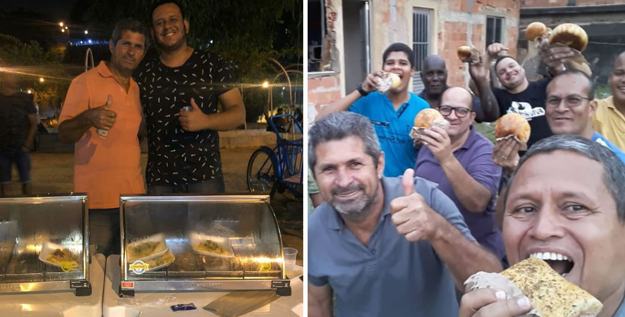 3filha postou nas redes a tristeza do pai por nao vender nenhum salgado Centenas prestaram apoio - Post de filha faz explodir venda de salgados de pai triste pelo fracasso