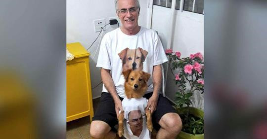 pais24hs.com - Pai não queria um cachorro em casa , 3 meses depois já o tratava como um filho