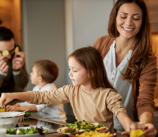 Melhores almoços com crianças